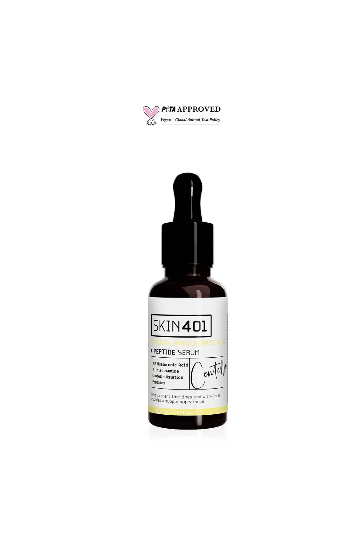 Skin401 Ultra Nemlendirici Peptit Serum ve Krem Seti - Görsel 3