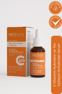 NEOSKIN Vita Super C Serum- C Vitaminli Aydınlatıcı ve Ton Eşitleyici Antioksidan Serum