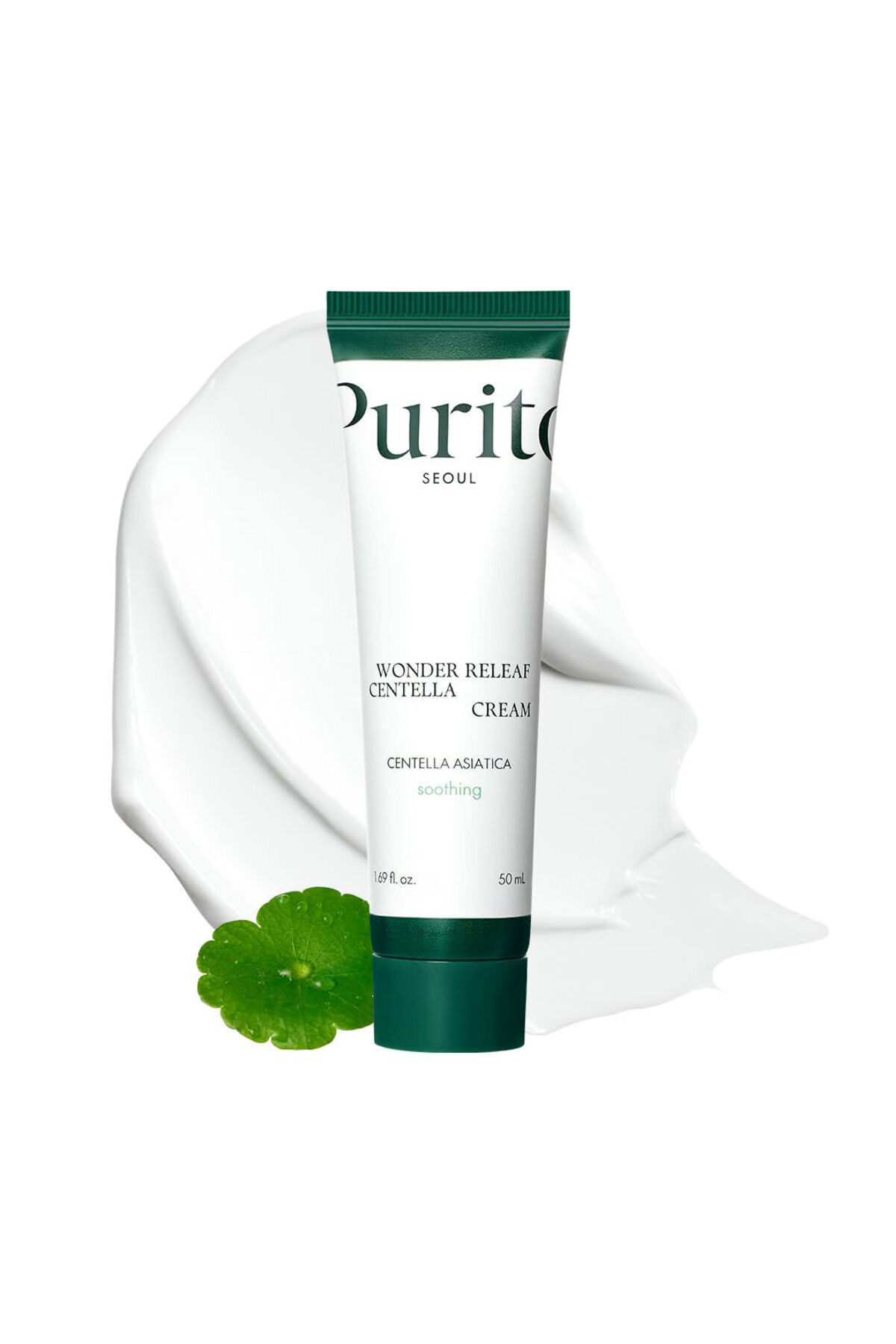 Purito Wonder Releaf Centella Krem 50ml – Yatıştırıcı & Cildi Güçlendirici Bakım Kremi