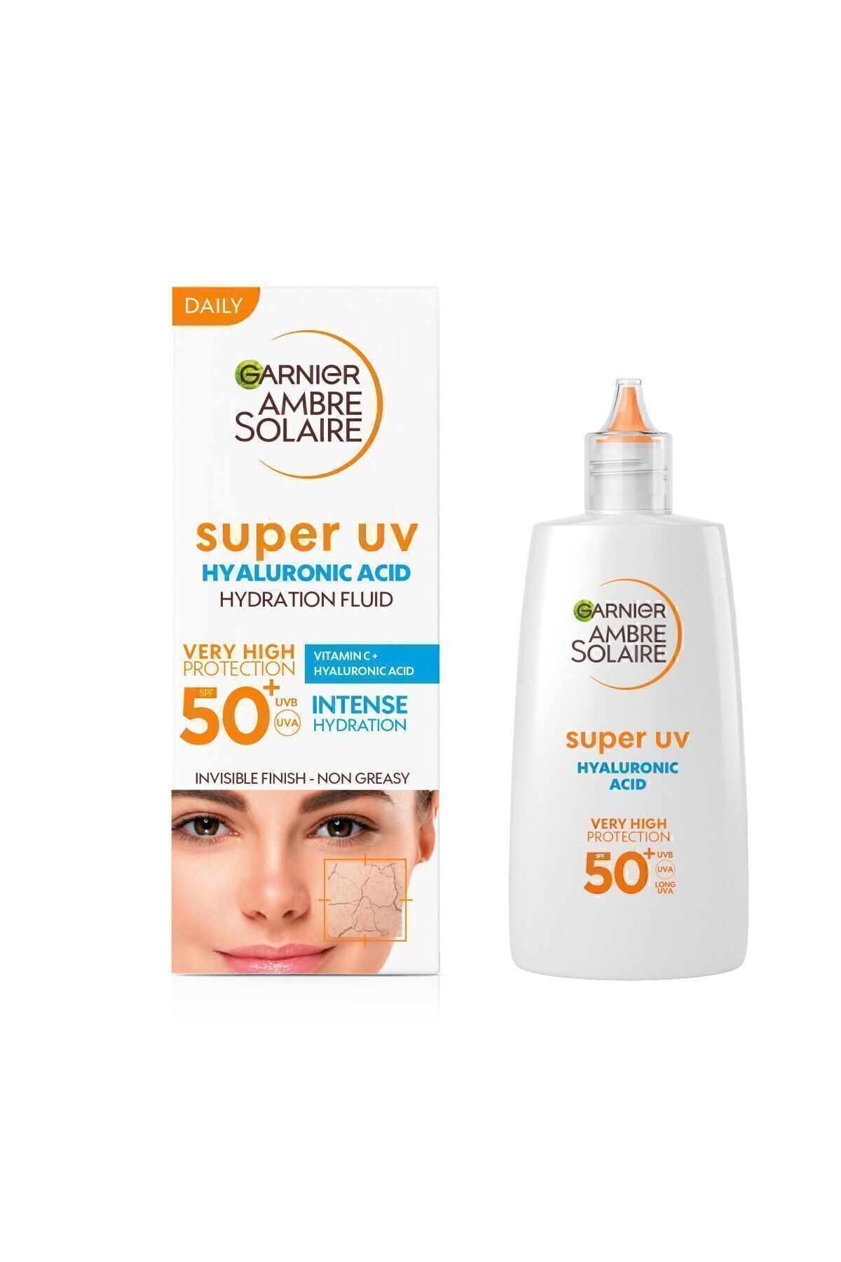 Garnier Ambre Solaire Hyaluronik Asit Kuruluk Karşıtı Günlük Güneş Koruyucu Yüz Kremi Spf50 40ml - Görsel 2
