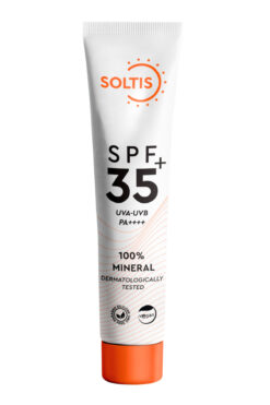 Soltis % 100 Mineral Güneş Koruyucu Krem SPF 35+ Pa++++ , 50 ml