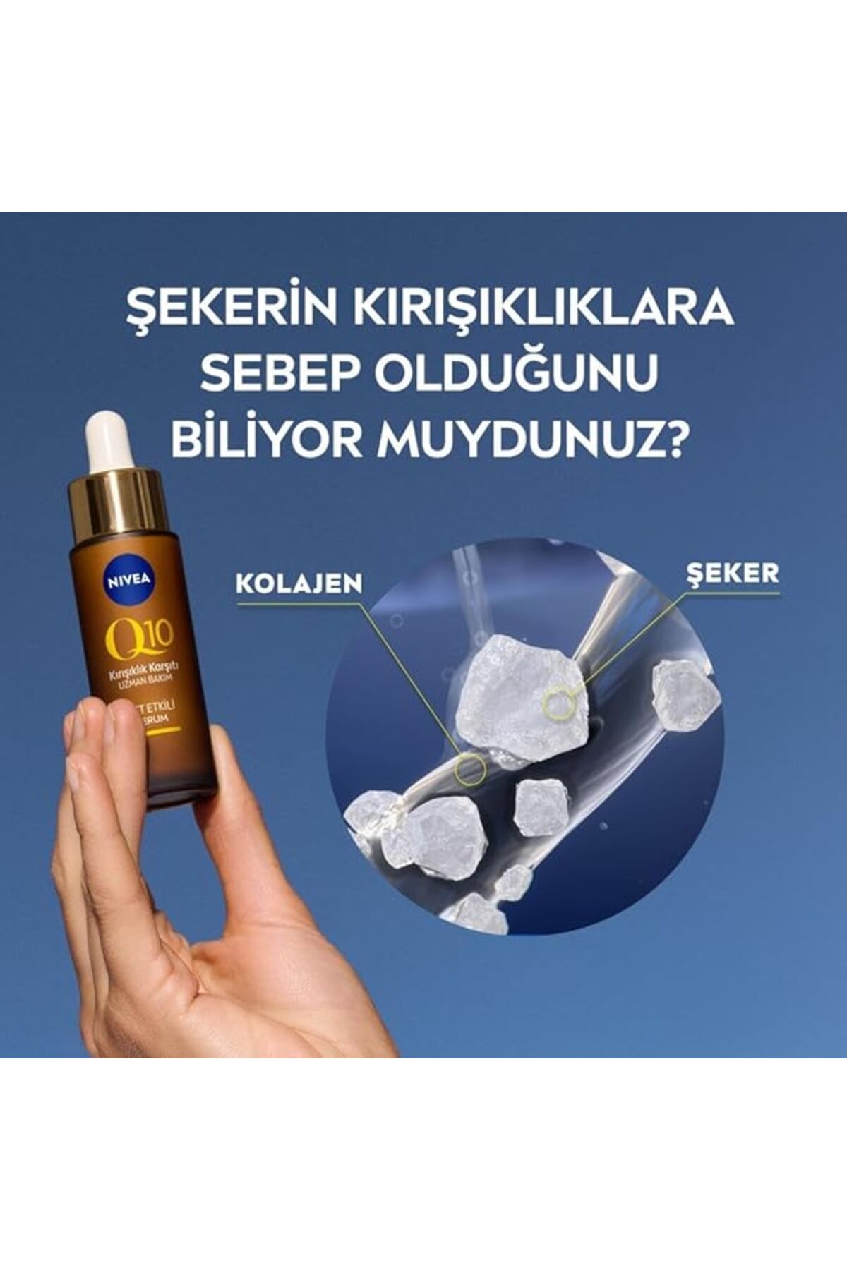 NIVEA Q10 Kırışıklık Karşıtı Çift Etkili Serum 30ml X 5 ADET - Görsel 2