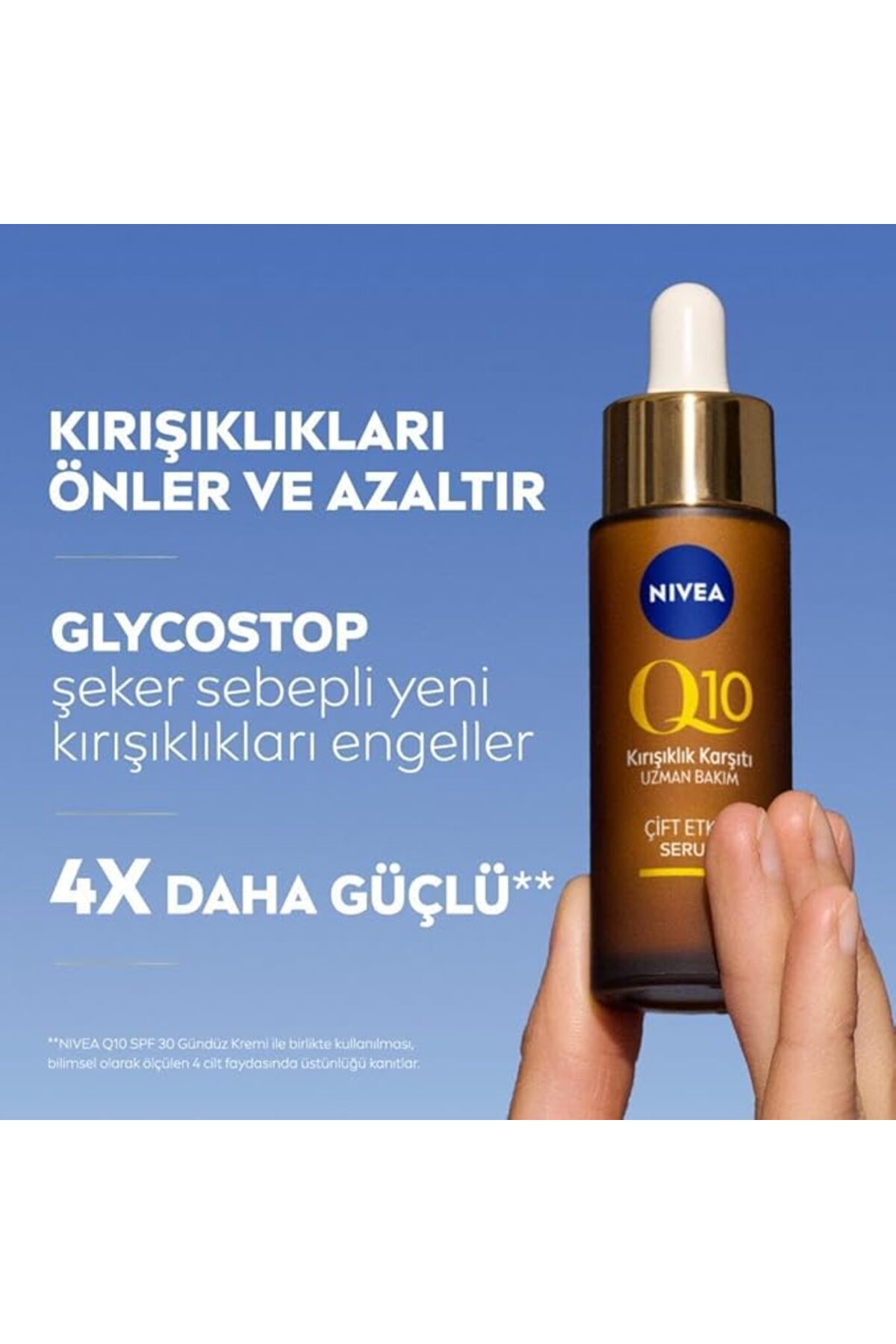 NIVEA Q10 Kırışıklık Karşıtı Çift Etkili Serum 30ml X 5 ADET - Görsel 3
