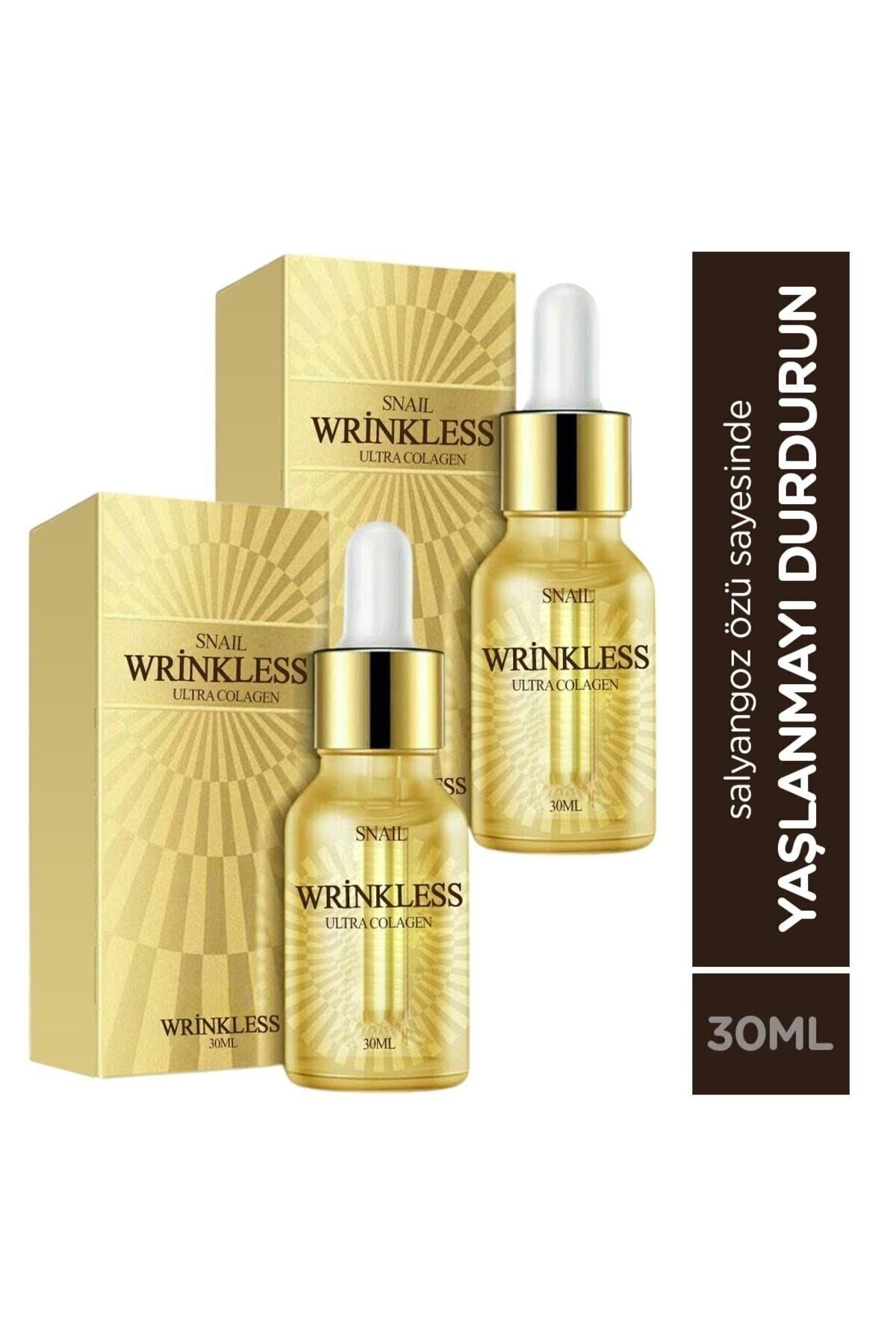 Wrınkless Snail Cream ULTRA COLLAGEN FACİAL SERUM SALYONGOZ OZLU SERUM