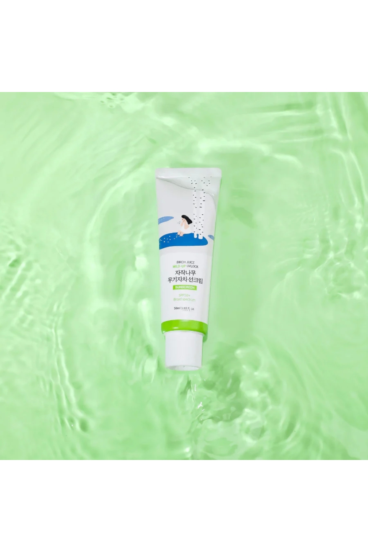 Round Lab - Birch Juice Moisturizing Mild Up Sunscreen (50+ PA++++ Fiziksel Güneş Kremi) - Görsel 3