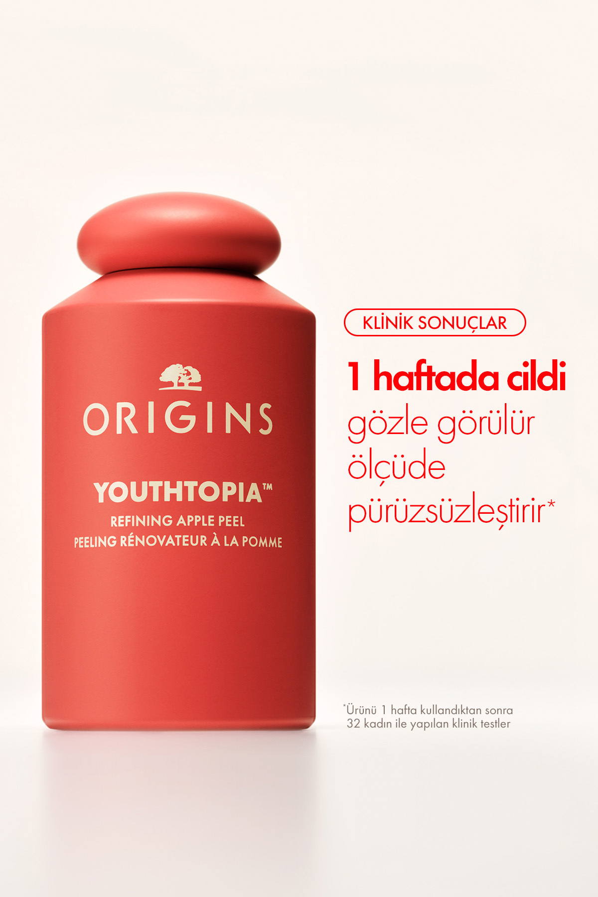 Origins Youthtopia™ Elma Özü İçeren Peeling Etkili Pürüzsüzleştirici Losyon - Görsel 3