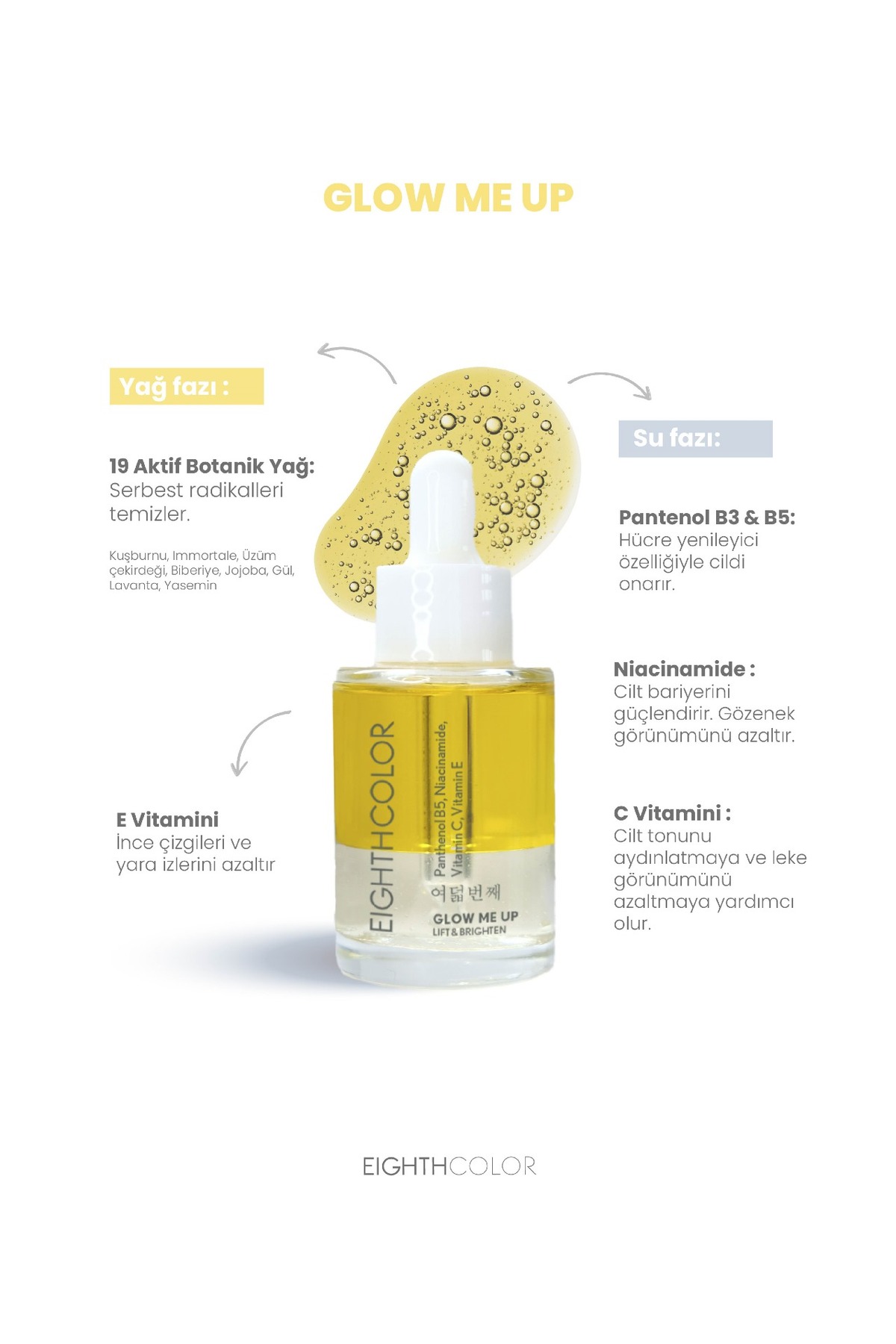 EIGHTH COLOR Tinted Trio: Collagen Glow + Glow Me Up + Tinted Glow - Görsel 3