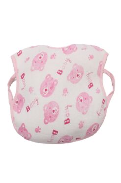 bebegen Unisex Pembe Baby Ayı Garson Bağlamalı Su Geçirmez Önlük