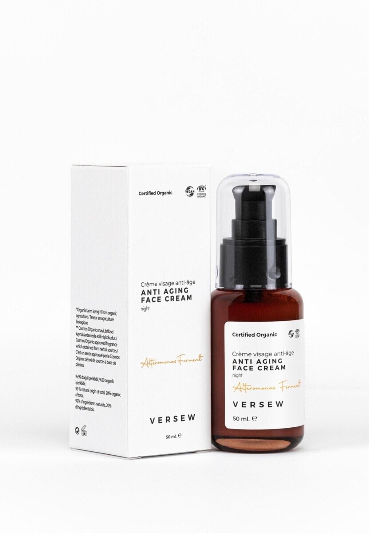 VERSEW Organik Anti Aging Kırışıklık Önleyici Yaşlanma Karşıtı Yüz Kremi 50 Ml - Görsel 2