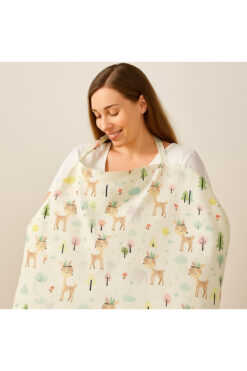 Jaju Baby Organik %100 Pamuk Ceylan Emzirme Önlüğü