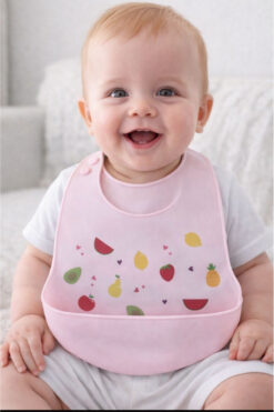 Pembelia Life Silikon Bebek Mama Önlüğü Çocuk Mama Önlük Leke Tutmaz Yıkanabilir