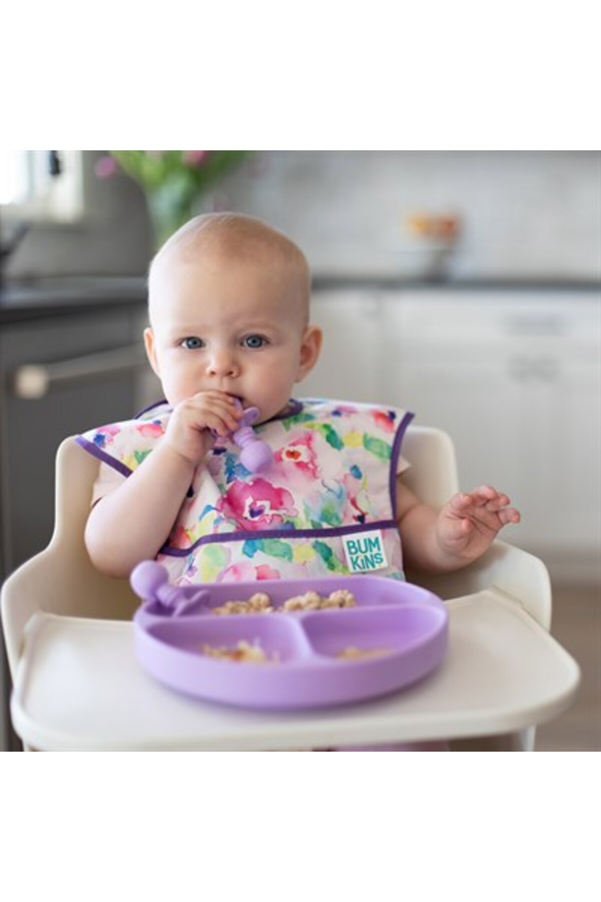 Bumkins Superbib Önlük (6-24 ay) - Watercolor - Görsel 3