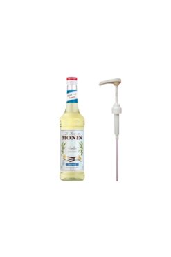 Monin Şekersiz Vanilya 700ml Şurup + Şurup Pompası