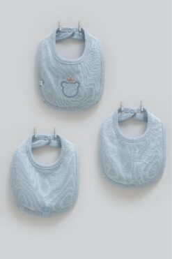 Caramell %100 Pamuk Very Cool 3'lü Mama Önlüğü CRML.ONE1874 Mavi