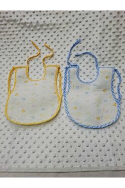 BERKAY Berkaysundan Giymeli Bebek Mama Önlüğü Arkası Naylon 20x25cm 2 Adet