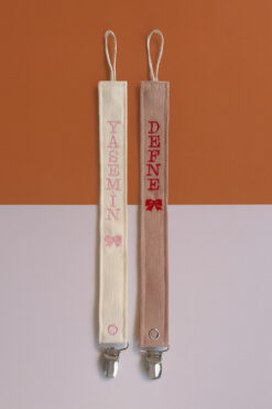 MinnieBee İSİMLİ 2'Lİ EMZİK ASKISI