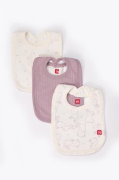 Bebetto SIVAMALI ÖNLÜK 3LÜ (CUTE BUNNY) MOR