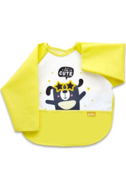 Babyjem Poli Muşamba Kollu  Mama Önlüğü