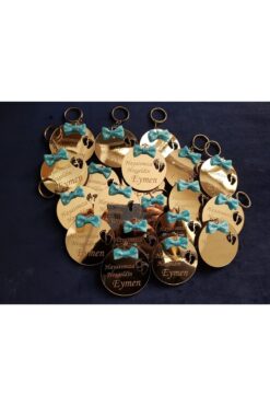 VİP19 ATÖLYE Hoşgeldin Bebek Anahtarlık Dağıtmalık Hediyelik Pleksi 25 Adet