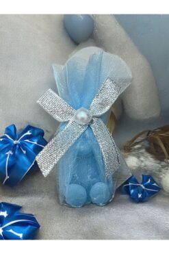 bumbum 10 Adet Bebek Doğum Günü Sünnet 6 Ay Kınası Hediyelik Ayıcık Mum