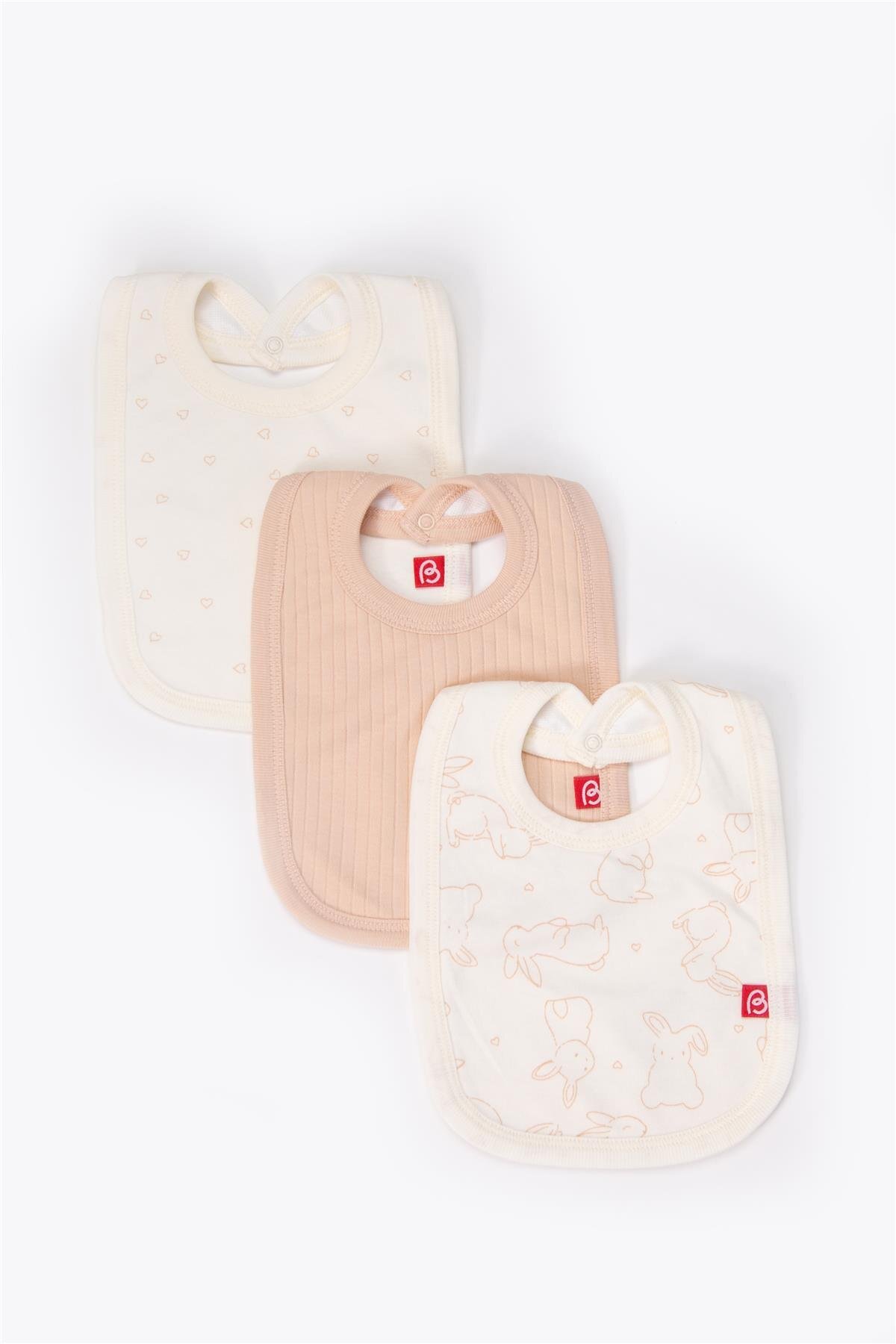Bebetto SIVAMALI ÖNLÜK 3LÜ (CUTE BUNNY) BEJ