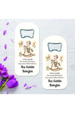 Ege ajans 10 adet (kartlı ve jelatinli) bebek açacak magnet