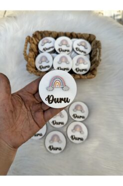 Karudesignn Figürlü Ahşap Bebek Magnet 20 Adet