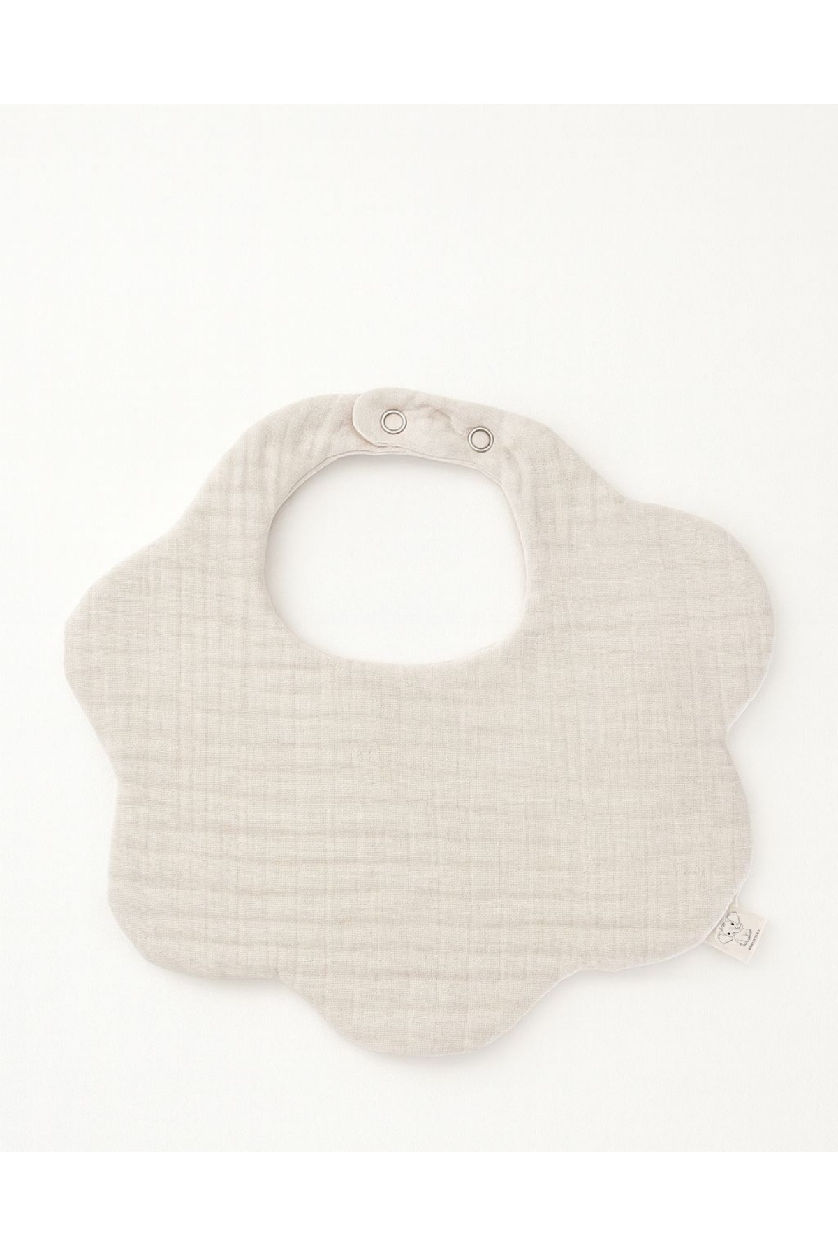 Boho Piccolo Bulut 3’lü %100 Pamuk Organik 8 Kat Müslin Bebek Mama Önlüğü ve 3'lü Ağız Mendili - Görsel 2