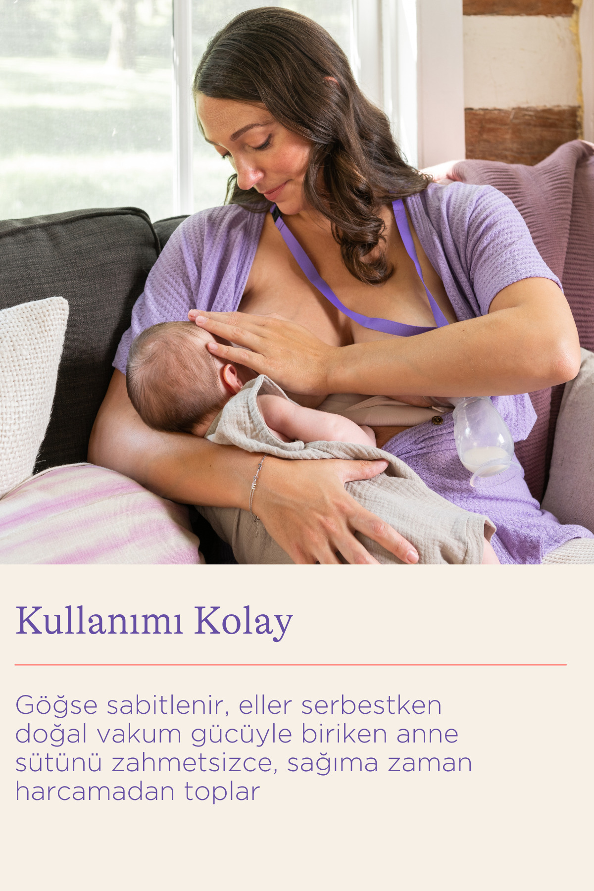 Lansinoh Silikon Göğüs Pompası - Görsel 2