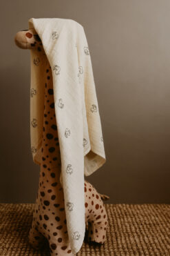 DEFNİE'S DUCK Çift katlı %100 Pamuk, Müslin Bebek Örtüsü, Büyük boy 100x100cm, OEKO-TEX Sertifikalı