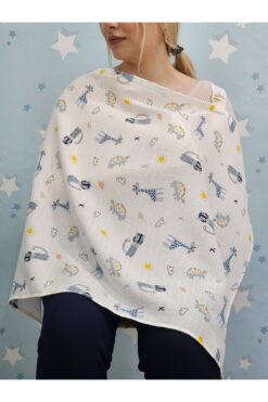 Yada Baby %100 Organik Pamuktan Müslin Emzirme Önlüğü (kumaşlarımız Sertifikalıdır)