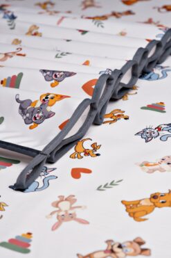 Glarus Su geçirmez Makinada Yıkanabilir Uzun Ömürlü Aktivite Ek Gıda Alt Açma Örtüsü Hayvan desenli 145x150