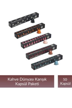 Kahve Dünyası Kahve Dünyası Karışık Kapsül Paketi 50 Kapsül
