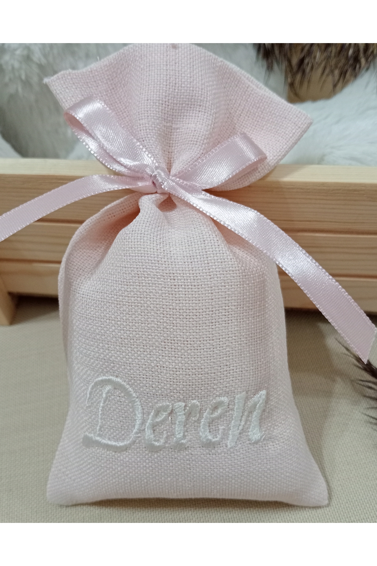 MODA Nakışlı Lavanta Koku Kesesi Isim Harf 5 Adet 500 Tl