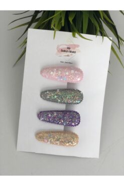 My Baby's World 4 Farklı Renk Bebek Çocuk Toka Seti