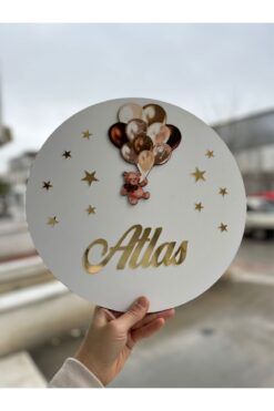 Farklı Hediyelik Balon Ayıcıklı Figürlü Kapı Süsü Dekorasyon Hediyelik