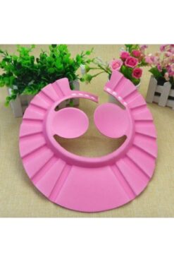 CMT Bebek Banyo Şampuan Siperi Şapkası Köpük Siperlik Pembe