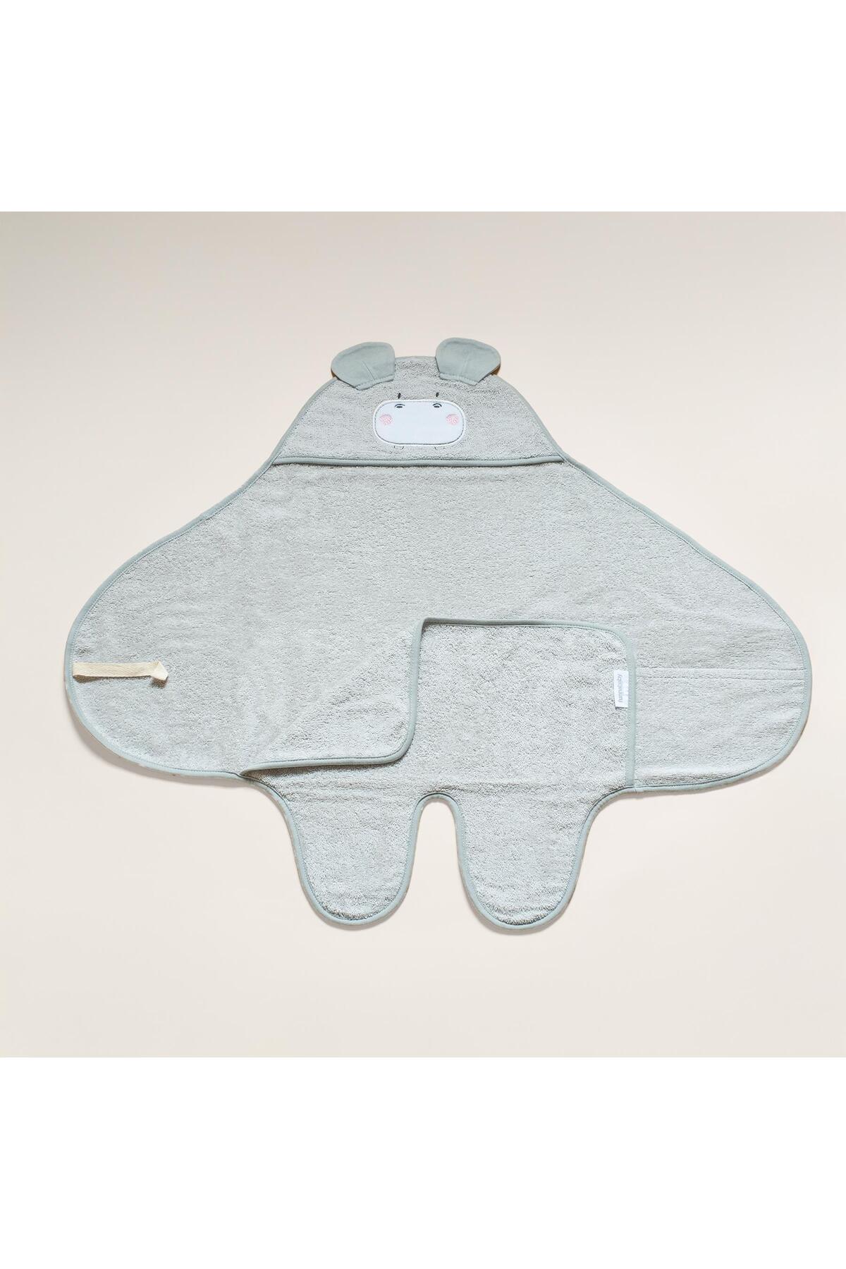 Funna Baby Kundak - Bath Time - Gri - 70 Cm - Görsel 2