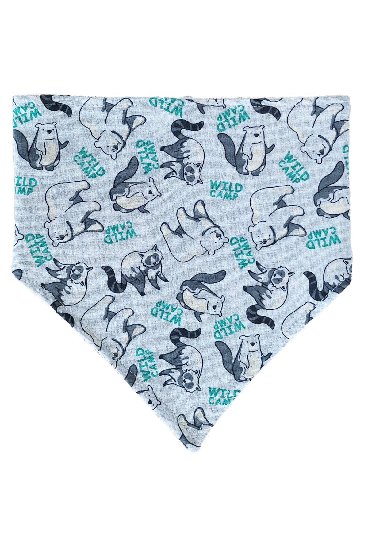 Baby Minik Üçgen Fular Penye Sıvı Geçirmez Salya Ve Mama Önlüğü 2 Adet - Görsel 3