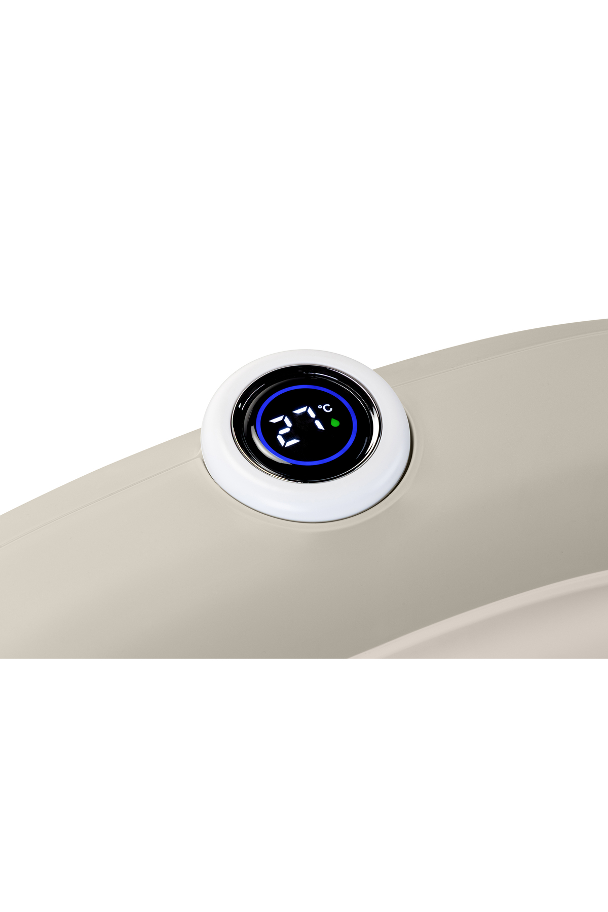 Zuu Baby Yeni Dereceli Termometreli Katlanır Bebek Küveti 45 Lt Bej - Görsel 3