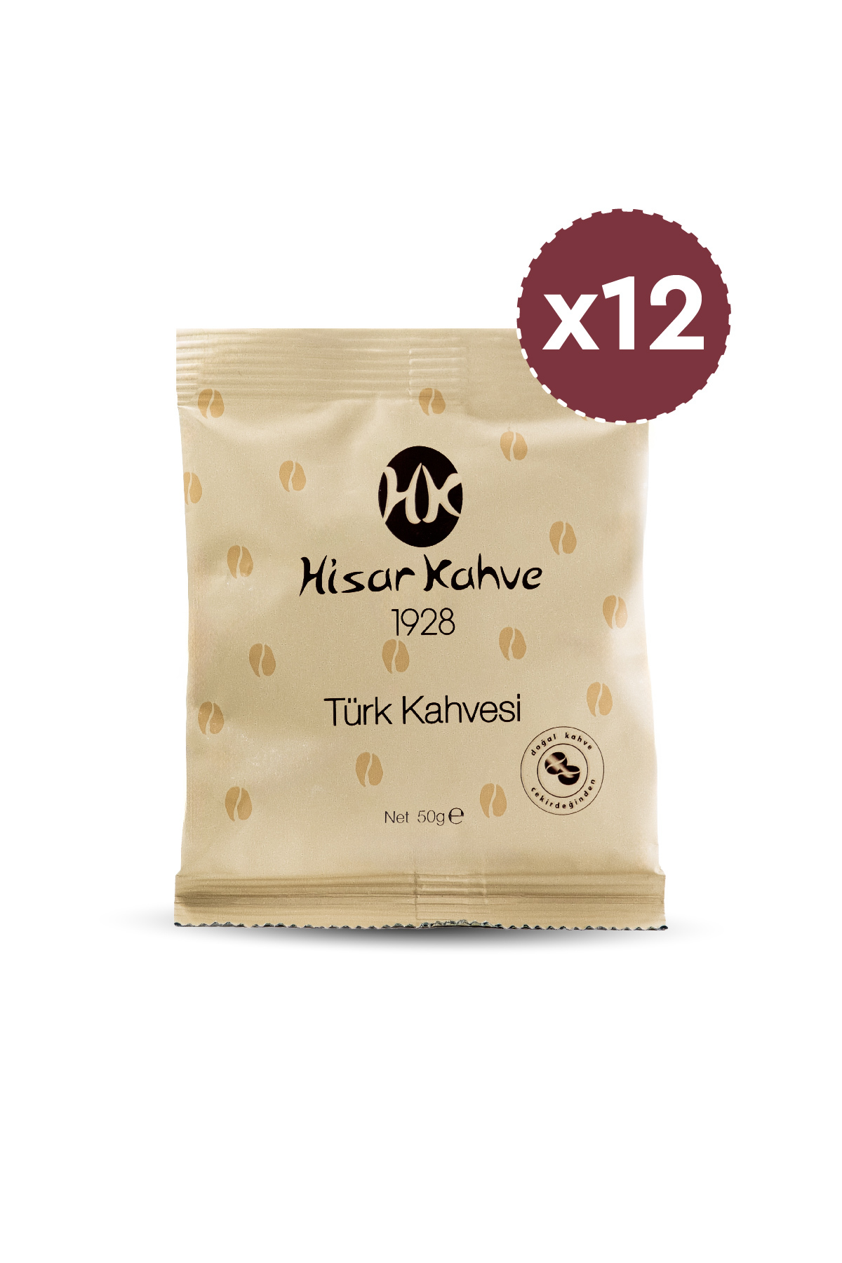 Hisar Kahve Hisar Türk Kahvesi 50g (x12)