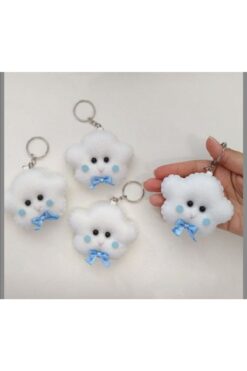 BFATASARIM Bulut Motifli Hediyelik Anahtarlık