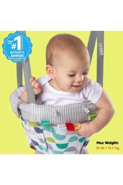 AyrStore Playful Parade Kapı Zıplama Aparatı Ayarlanabilir Askılı Bebekler İçin, 6 Ay ve Üz