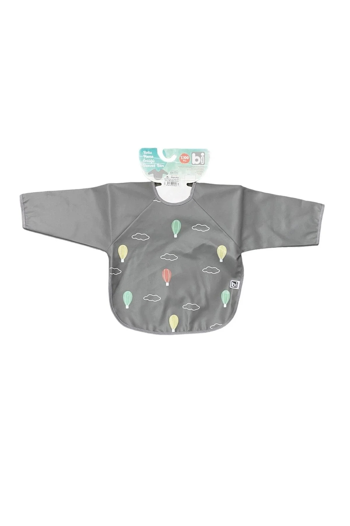 Bibaby Balloons İn The Sky Kollu Muşamba Önlük