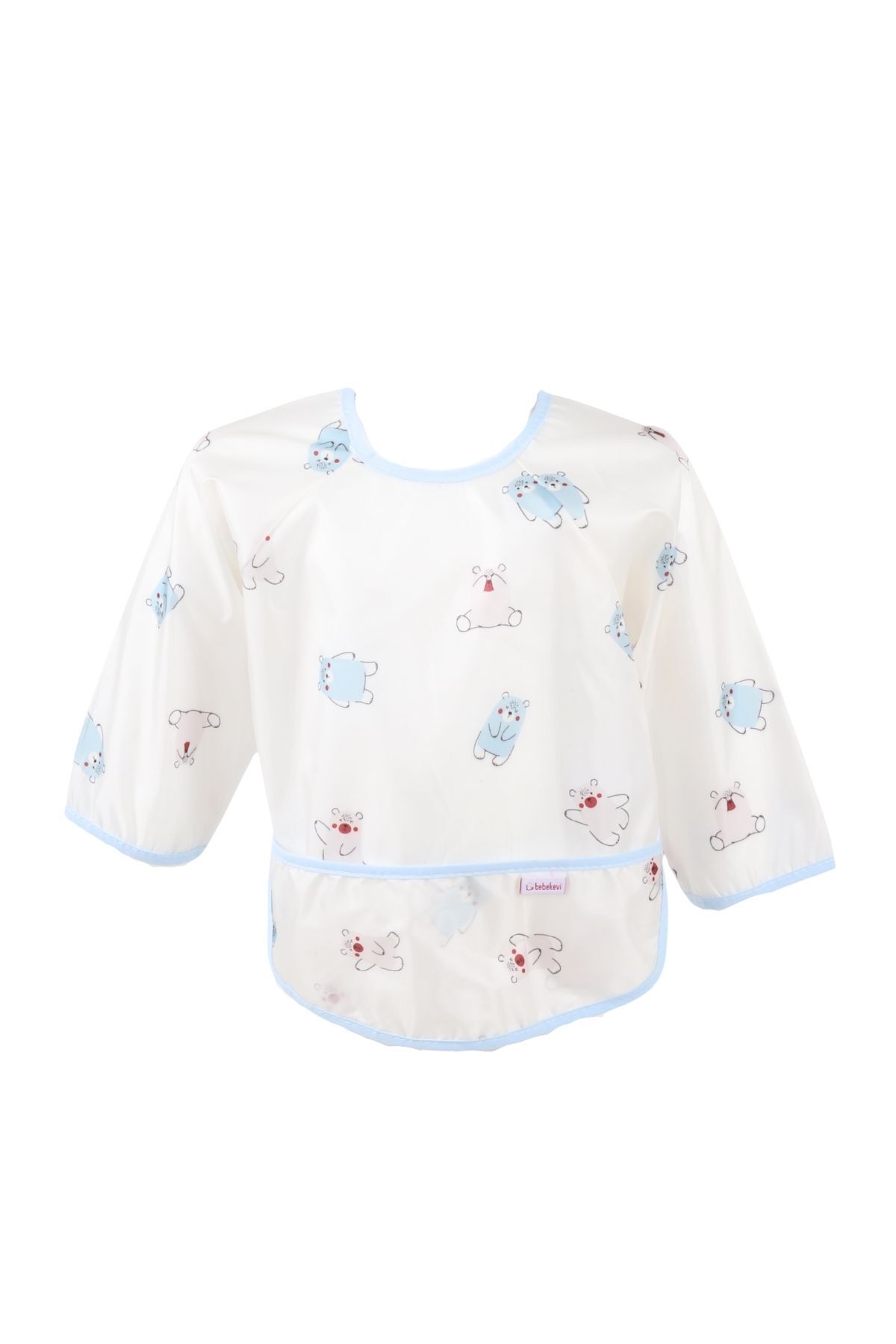 Bebekevi Su Geçirmez Tafetta Mama Önlüğü - Görsel 3