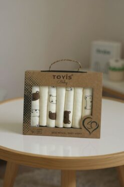 toyis baby %100 Pamuk 7 li Ağız Mendili