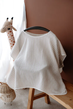 TBA COLLECTION Müslin Emzirme ve Puset Örtüsü | Line Series - Beige