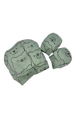 aden kids bebek yenidoğan şapka ve eldiven seti