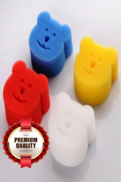 MorPort 4'lü Ultra Lüx Bebek Banyo Süngeri Ve Cocuk Banyo Lifi Ve Sungeri, Bebek Yikama Sungeri