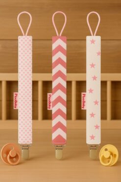 Pico Baby Emzik Askısı - Emzik Zinciri - Emzik Tutacağı 3'lü Set